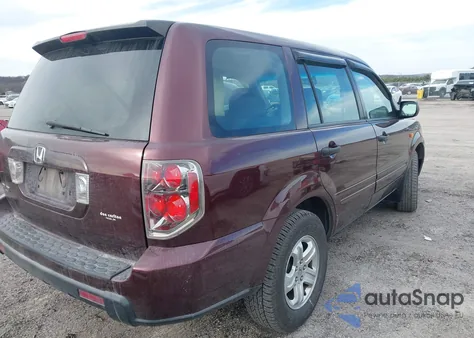 2007 Honda Pilot Lx из США, поврежденный, VIN 5FNYF28157B017009